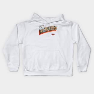 Greetings from Albany New York Kids Hoodie